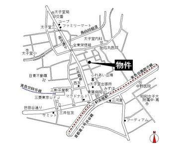 ジュネス三軒茶屋の地図