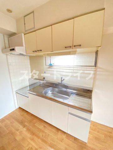 大阪市東淀川区東中島１丁目の賃貸マンションのキッチン