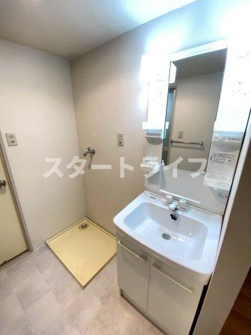 大阪市東淀川区東中島１丁目の賃貸マンションの洗面所