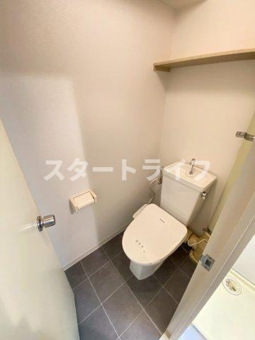 大阪市東淀川区東中島１丁目の賃貸マンションのトイレ