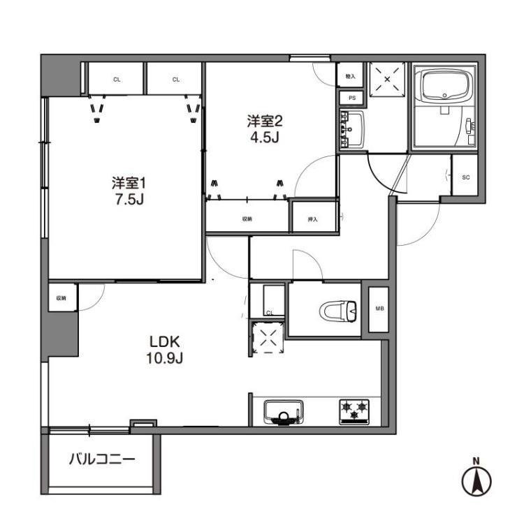 台東区台東２丁目の賃貸マンション