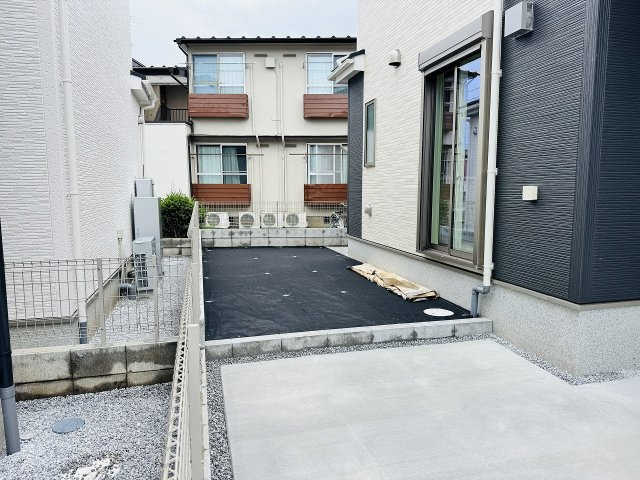 八王子市　犬目町　新築一戸建て　２５ー１期の庭|～ちょっとしたガーデニングなども楽しめる庭付き～