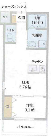 GAZELLE NOAH尼崎次屋の間取り