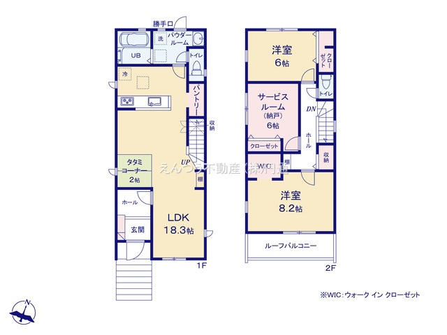 リナージュ高蔵寺町六丁目第1期の間取り