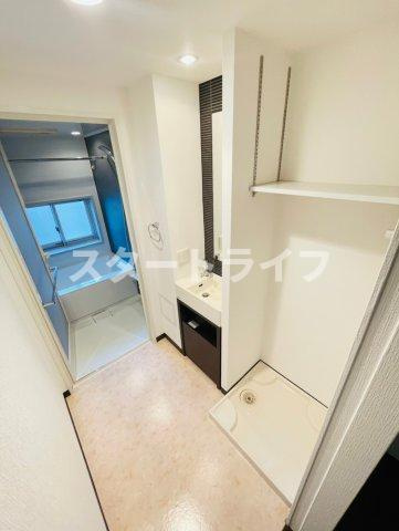 大阪市淀川区新高３丁目の賃貸マンションの洗面所