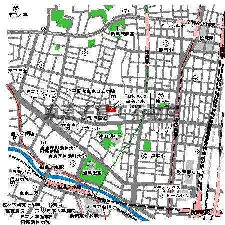 パークアクシス御茶ノ水ステージの地図