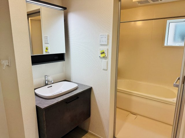 八王子市　犬目町　新築一戸建て　２５ー１期の脱衣所|～清潔感のある脱衣所～