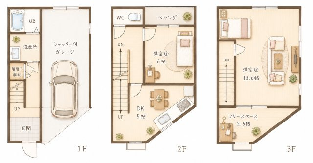 寺方元町1丁目　中古一戸建ての間取り|間取り図はいかがですか？ご希望を叶える間取りですか？リビングの広さは？水回りの位置は？カウンターキッチン？など色々な情報が集約されています。弊社ではリフォームなどのご相談も承っております。