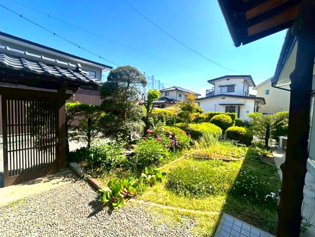 中古戸建　長野市安茂里小市一丁目の庭