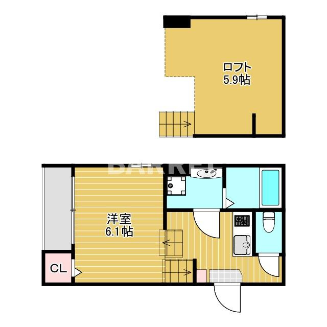 アンジュールの間取り