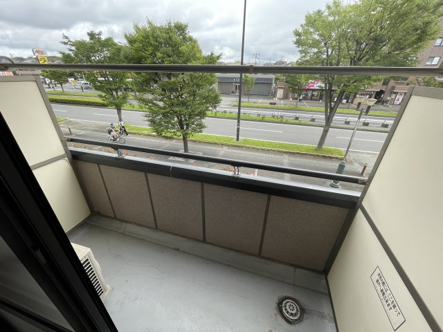 フォレストあおばのバルコニー