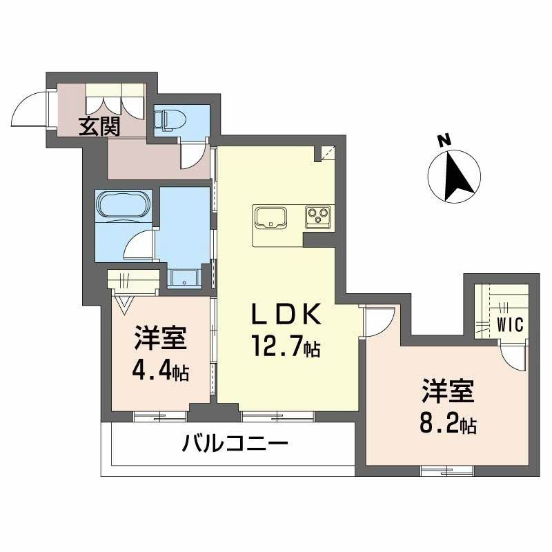アンティーム（Ｉｎｔｉｍｅ）の間取り