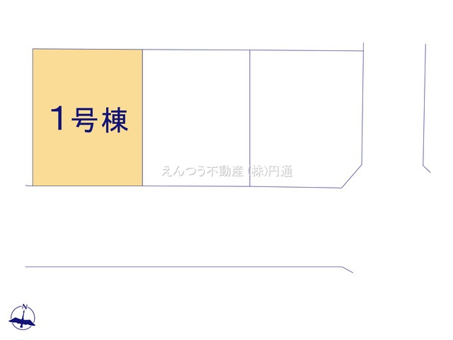 ブルーミングガーデン岩成台5丁目の区画図