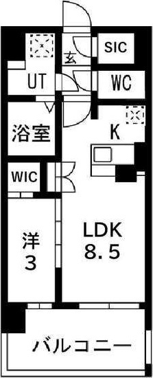 アーバンパーク御幣島の間取り