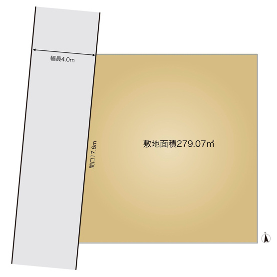【土地図】 | 東区多々良２丁目　中古一戸建☆仲介手数料無料☆