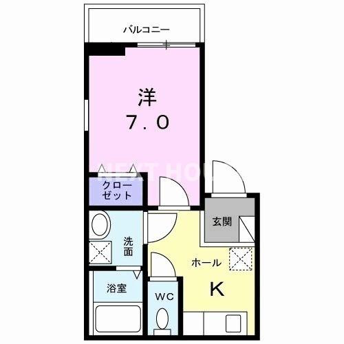 ラコリーヌ　アキランの間取り