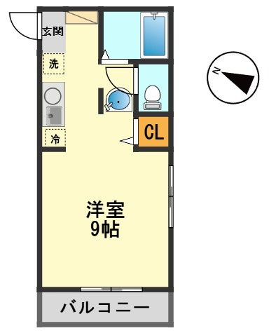 ソレイユ高砂の間取り