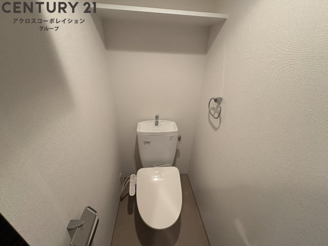 ゆったり落ち着けるトイレです