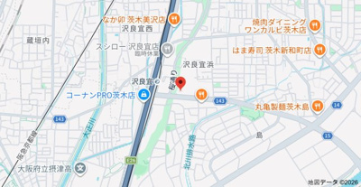 【地図】 | LaDouceur南茨木