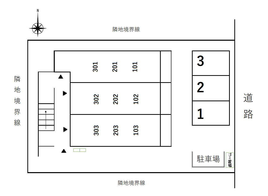 ＣＲＡＮＥ（クレイン）の区画図