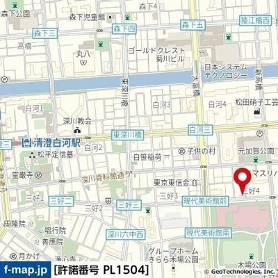 【地図】 | メイクスデザイン清澄白河アジールコート