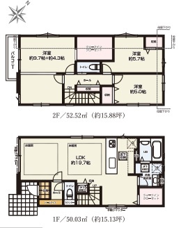 【間取り】 | 陽の光をたっぷりと浴びながら気持ち良く生活が出来ます。夢のマイホーム、夢ではなく実現出来ます！見学・ご相談等、お気軽にご連絡下さい。