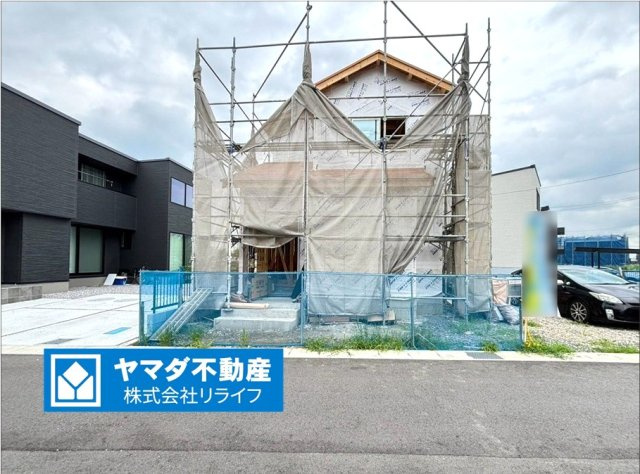 新築戸建　羽島市竹鼻町　全2区画分譲の外観|「現地（2026年8月4日）撮影」　
■外観写真　
■ヤマダ不動産　株式会社リライフ　
