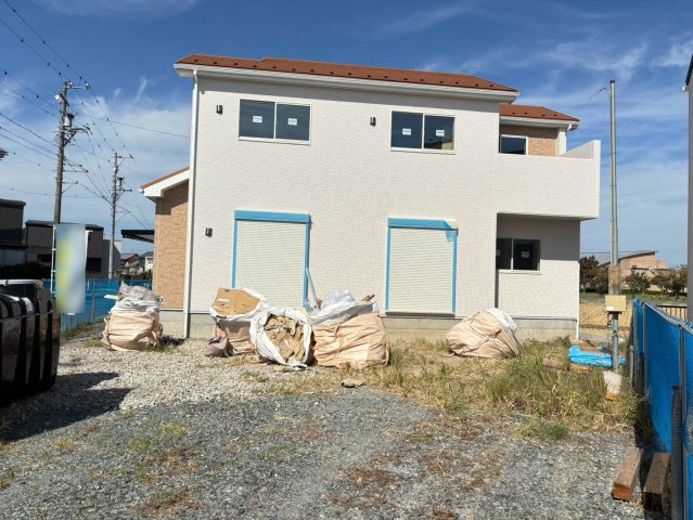 新築戸建　羽島市竹鼻町　全2区画分譲の外観|「現地（2026年9月10日）撮影」　
■外観写真　
■ヤマダ不動産　株式会社リライフ　