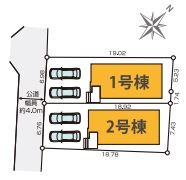 【区画図】 | ご家族様のプライベート空間が確保できる素敵な間取りです。また敷地ゆったりですので、おうち時間を楽しむのにもぴったりですね♪
