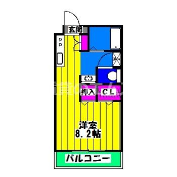 【間取り】 | サンプレイス大橋Ⅱ | サンプレイス大橋Ⅱの間取り