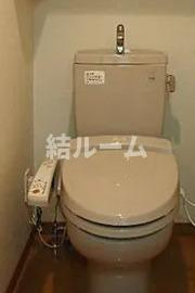 新宿区水道町の賃貸マンションのトイレ