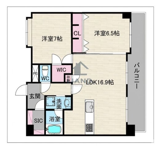 OH Ohashi BLD．　玉川小学校区の間取り|OH Ohashi BLD．