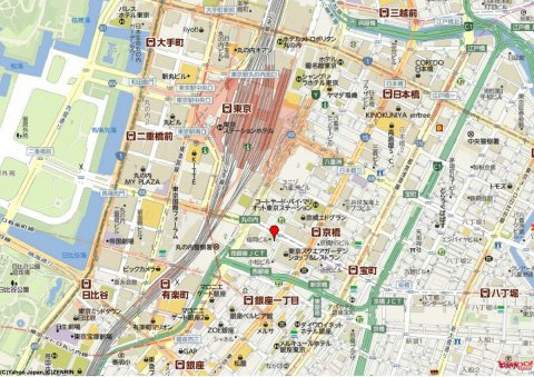 松岡八重洲ビルの地図