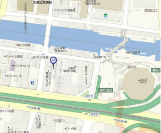 サンキャドマスMinami・堀江の地図