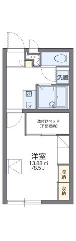 レオパレスＭＩＲＥ　Ⅱの間取り