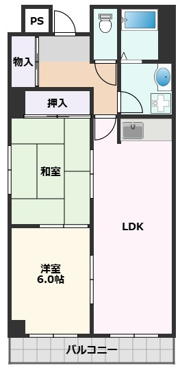 【間取り】 | メロディーハイツ長野東