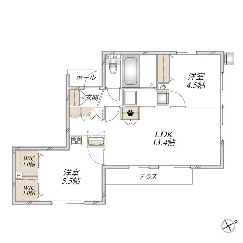 【間取り】 | 仮）元和泉2丁目メゾン
