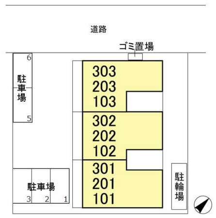 エスポワールの区画図