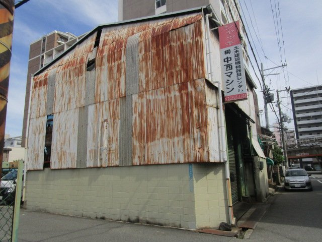 大阪市浪速区久保吉１丁目の工場の外観