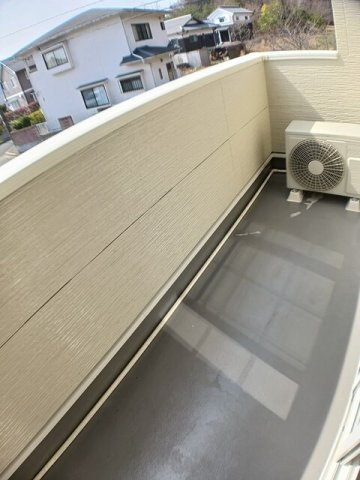アドベントヒルズＡのバルコニー