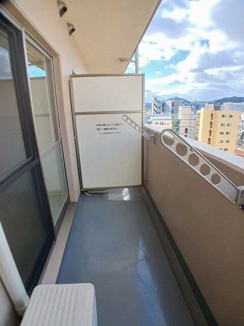 アシストみなと元町のバルコニー