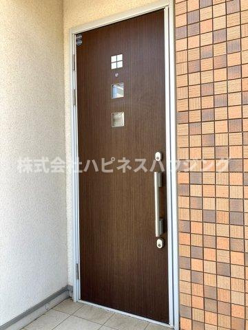手賀の杜戸建のエントランス|清潔なエントランスです