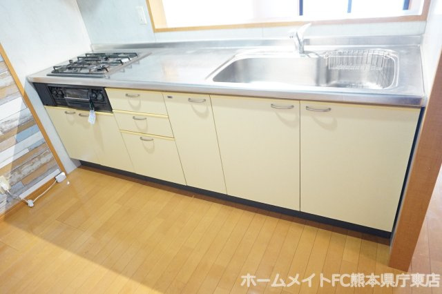 熊本市中央区出水３丁目の賃貸マンションのキッチン