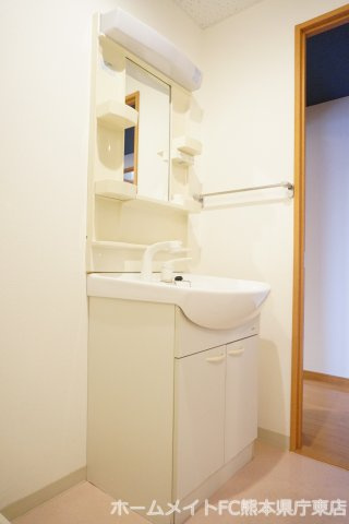 熊本市中央区出水３丁目の賃貸マンションの独立洗面台