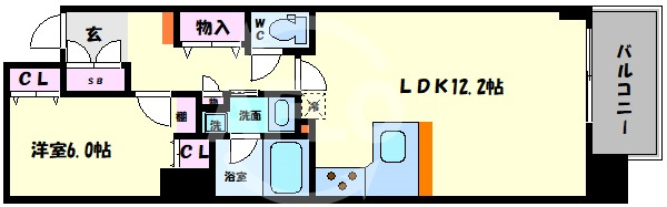 アーデン上本町　真田山小学校区の間取り|アーデン上本町　間取り