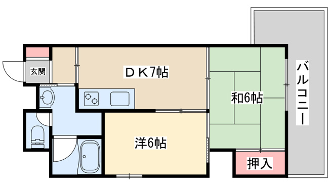 【間取り】 | ゆたかコーポ
