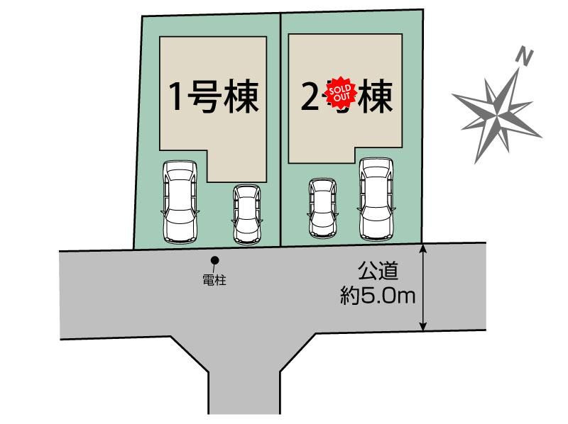戸建 東久留米市幸町４丁目の区画図