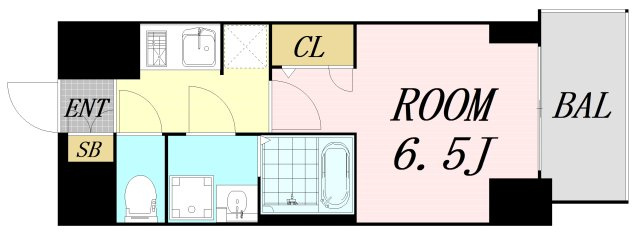 S-RESIDENCE福島玉川Tres　仲介手数料無料の間取り