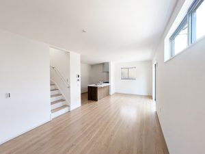 大津市本宮2丁目1期　新築戸建の居間・リビング