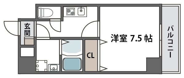 Ｃａｎａｌ天満橋の間取り
